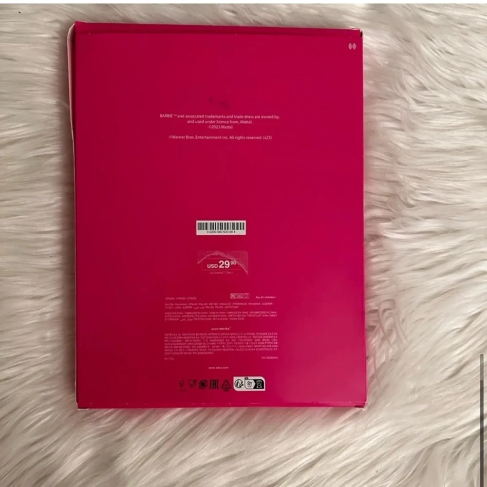 Zara- Barbie The Movie SET OF 6 STRAWS